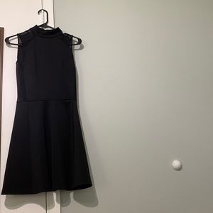 Crew neck Black dress, formal
